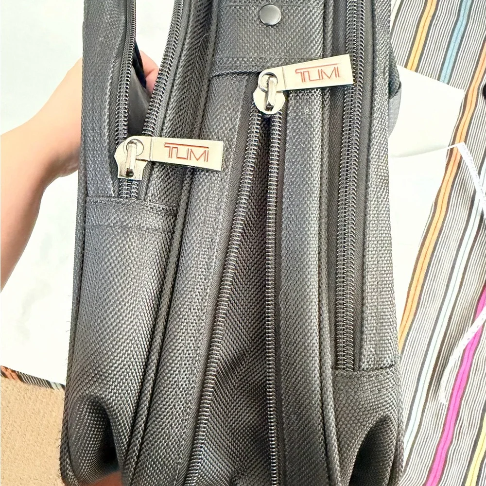 Tumi Expandable Black Laptop & Travel Bag